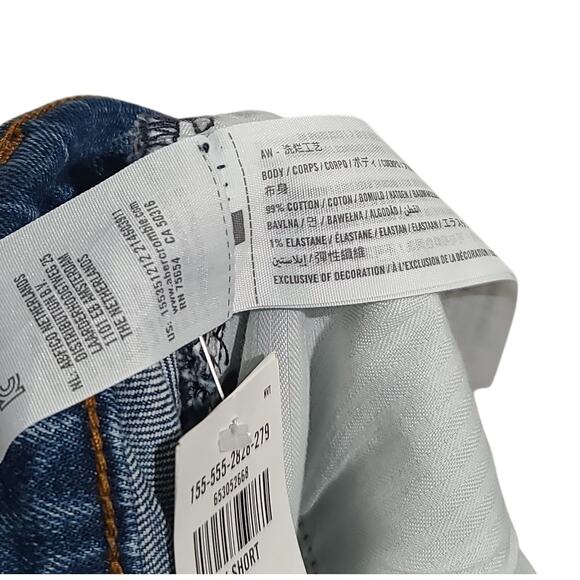 A & F The 90s Slim Straight Ultra High Rise Curve Love Jeans Size 34S NWT - Picture 5 of 6